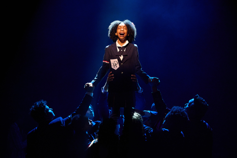 A girl performs in Pippin during COCA's signature performance season.