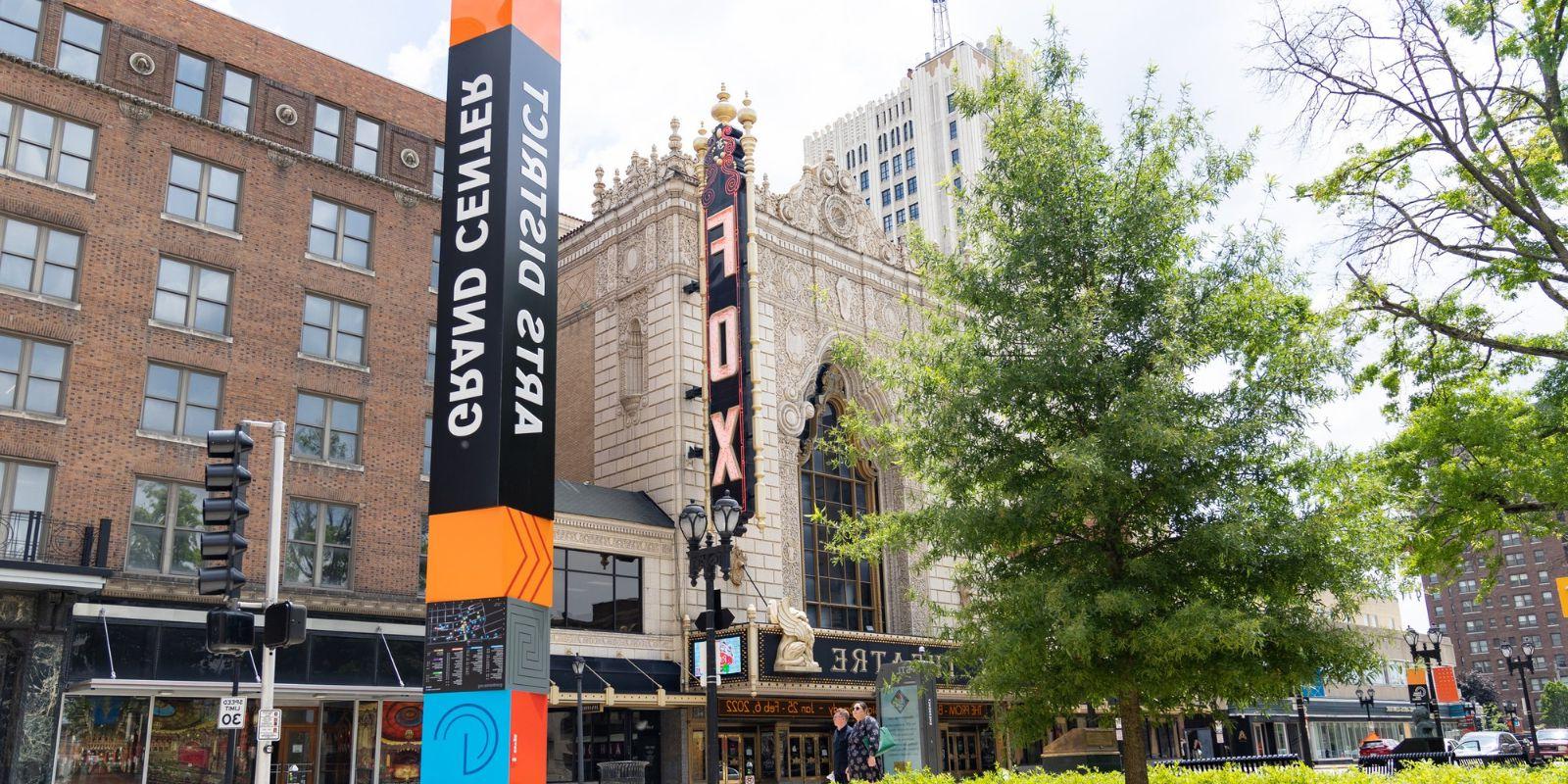 Eclectic venues, such as The Fabulous Fox and Jazz St. Louis, line the streets of the Grand Center Arts District.
