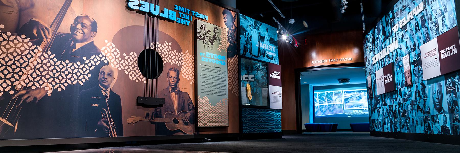 The National Blues Museum in St. 路易, Missouri, part of America's Music Corridor.