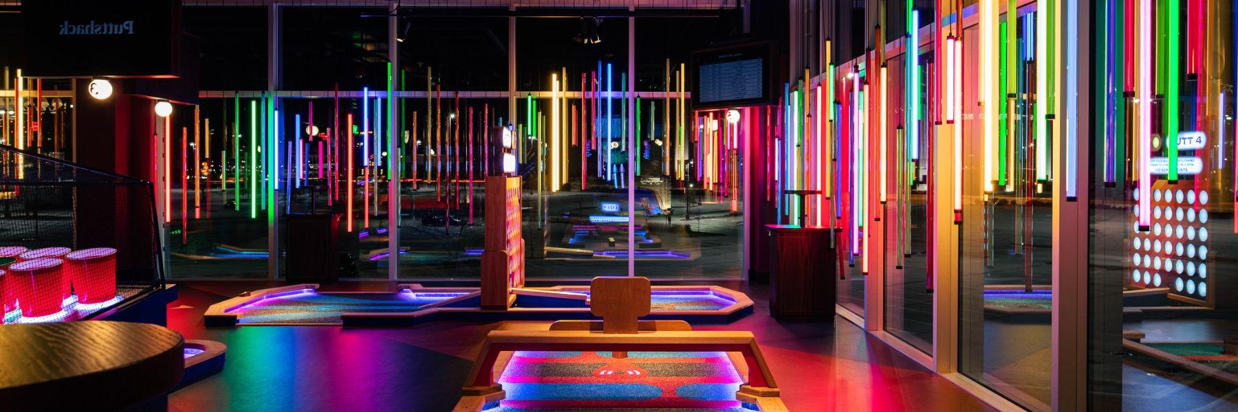 Puttshack offers Instagrammable, tech-infused miniature golf courses at City Foundry.